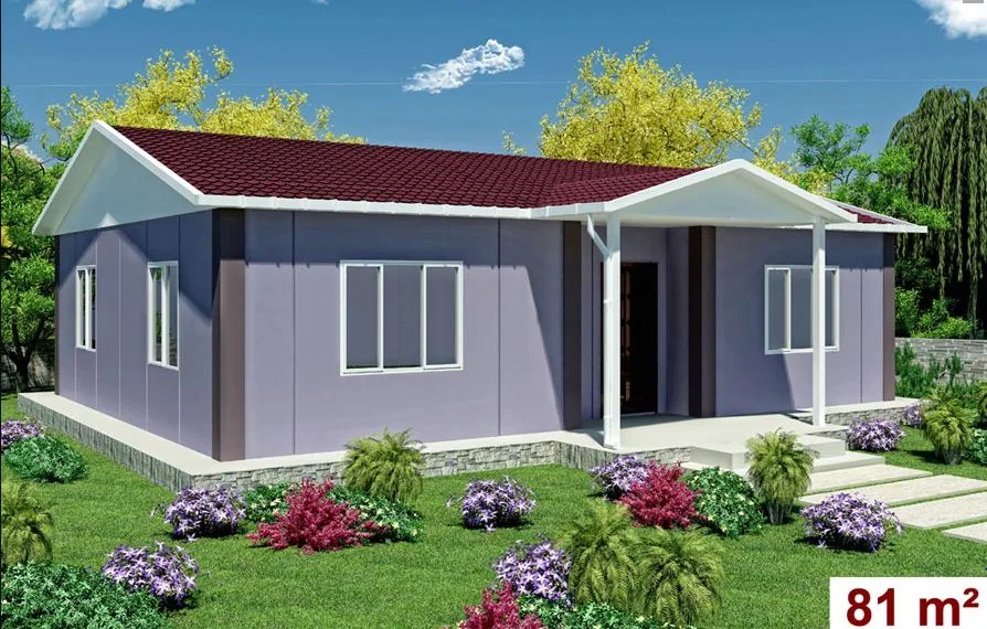 81 m² Single-Storey Prefabricated House