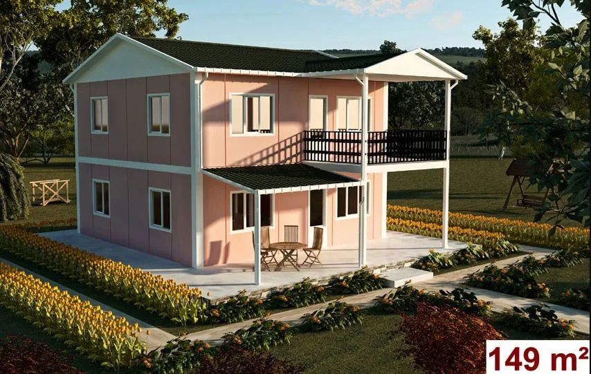 149 m² DUPLEX PREFABRICATED HOUSE