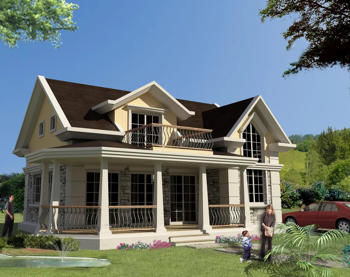 128 m² Duplex Steel House